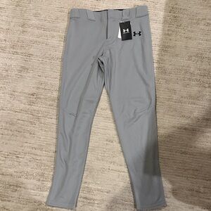 Under Armour youth L Gray baseball Pants